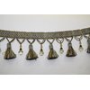 Beaded Tassel Fringe Trim 3.5" Style# Bf 4027 11/06 Color Blue/gold/brown