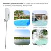 ECOWITT WN34BL Digital Pool Thermometer with LCD Display, Waterproof Water Temperature Sensor, Easy to Mount, 10ft Cable Sensor for Swimming Pool, Hot Tubs, Spas, Bath Water, Fish Ponds