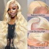 Alimubi hair 613 13x6 Lace Front Wig Human Hair 200 Density 613 Lace Front Wig Human Hair 30 Inch Body Wave 613 HD Lace Frontal Wig (30 Inch)