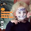Halloween White Face Body Paint,Clown White Makeup Tube,Washable White Face Paint For Halloween SFX Skull Joker Zombie Vampire Skeleton Goth Cosplay Makeup