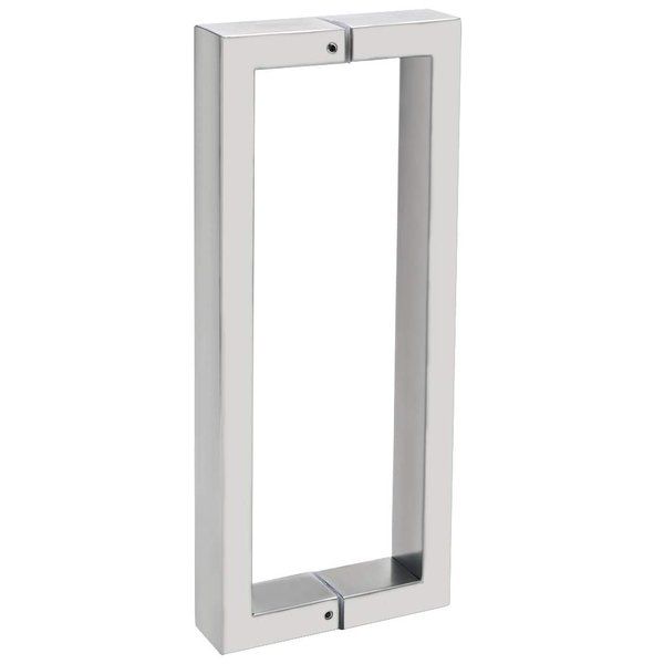 Alise Shower Door Handle,Sliding Shower Glass Door Pull,Square Back to Back Handle Bar for Bathroom Doors,10-Inch SUS304 Stainless Steel Hardware Replacement Parts,Brushed Nickel