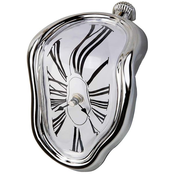 Creatov Decorative Dali Watch Melting Clock - Surrealistic Table Shelf Desk Fashion Melted Clock Salvador Dali Inspired Funny Home Decor Office Best Birthday Gift Idea