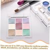 Ipetboom 2pcs Empty Lipstick Palette Clear Lipstick Case Mini Highlighters Cross Body Bag Portable Makeup Organizer Storage Cases Sample Eye Shadow Plastic Empty Bracket Travel