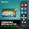 EZclicker LG TV Remote | Big Button TV Remote Control for All LG TV ONLY (Black) Simplified and Easy to Use (2xAAA Batteries not Included)