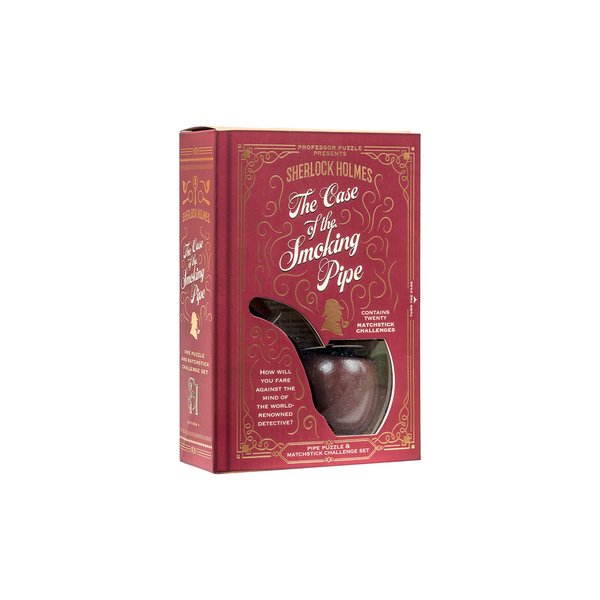 Sherlock Holmes - The Case of The Smoking Pipe - Mystery Puzzle/Matchstick Challenge Set by Professor Puzzle