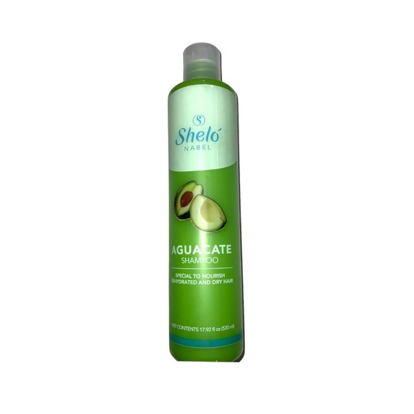 Generic Shelo Nabel Avocado Oil Extract Hair Strengthening Shampoo, 17.92 fl oz/Shampoo de Aguacate Especial para Cabello Desidratado y Seco Shelo Nabel 530ml.