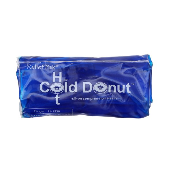 Relief Pak - 11-1530 Donut Cold and Hot Compression Sleeve, Finger