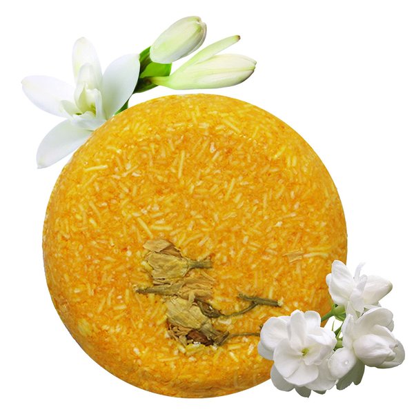 Hand-made Solid shampoo soap bar suitable for all hair types (Jasmine)