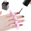 6 Pairs Toe Separators Finger Spreader Set,MWOOT Soft Sponge Finger Toe Divider Spacer Cushions Nail Art Manicure Tools for Gel Polish Coating Painting Pedicure
