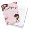 Desert Cactus Ninja Boy Style 1 Happy Birthday Invitations Invite Cards (10 Count) With Envelopes Boys Girls Kids Party (10ct)