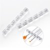 1Pc White Brush Holder Nail Art Acrylic Simple Transparent Pen Brush Stand Brush Rest Brush Rest for 5 Nail Pens Gel Nails Nail Tools Nail Supplies Stylish Useful,Nail Art and Polish