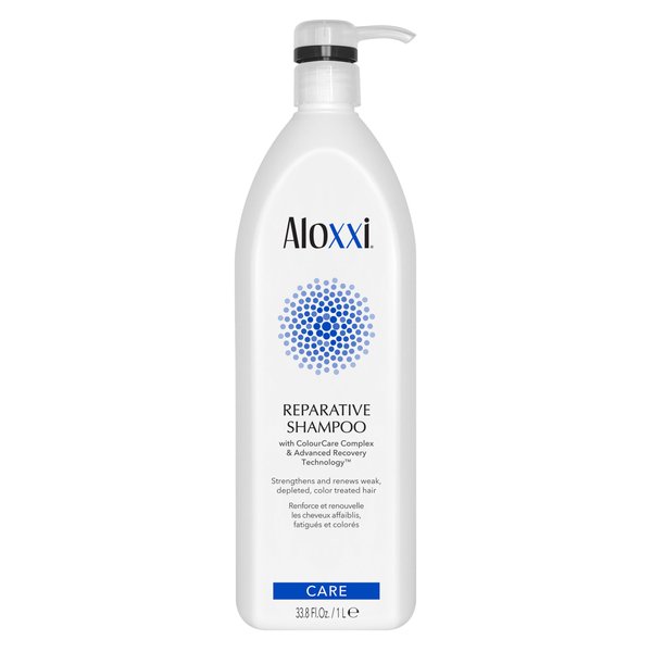 ALOXXI Reparative Hair Repair Shampoo for Damaged Hair with ColourCare Complex & Advance Recovery Technology - Cleanses Damaged & Over-processed Hair, 33.8 Fl Oz