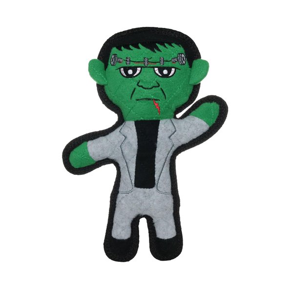 TUFFY - World's Tuffest Soft Dog Toy- Holiday - Frankenstein- Halloween -Squeakers-Multiple Layers.Made Durable, Strong & Tough.Interactive Play(Tug, Toss & Fetch).Machine Washable & Floats (Regular)