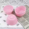 FERCAISH 4Pcs Diy Face Mask Mixing Bowl, Microwavable Silicone Facial Mud Bowl Cosmetic Beauty Tool for Home Salon(Small)