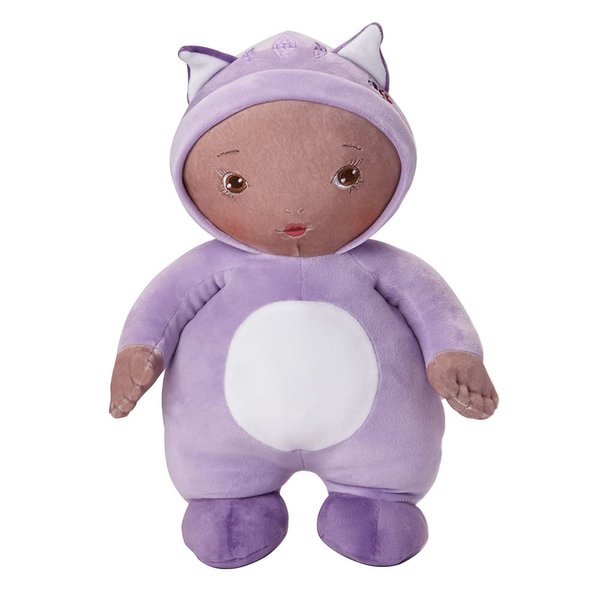Madame Alexander 14" Snuggle Nugget Kitty Doll, Dark Skin Tone