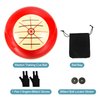 HEYLEAYAR Professional Billiard Training Cue Ball Pool Cue Ball Practice Training Artifact with Billiard Gloves,Pool Ball Bag,Billiard Accessories Used in American Billiards Eight Balls
