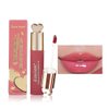 BEUKING Heart Lipstick Love Water Mirror Lip Tint Long-lasting Moisturizing Red Pink Smooth Light Creamy Texture 8 Color Portable Beauty Lip Glaze Makeup Cosmetics High Pigment Liquid Lip Gloss (05#)