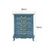 Mllxon Dollhouse Miniature Chest of Drawers,Wooden Dollhouse Night Stands Bedside Tables Cabinet,1:12 Miniature Doll House Bedroom Furniture Accessories