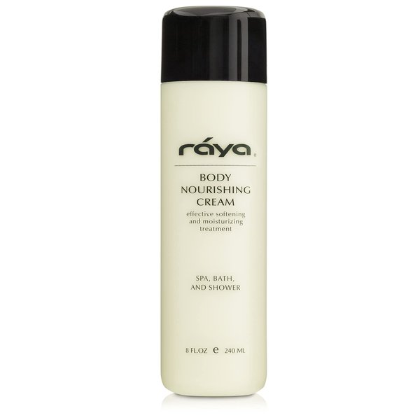 Raya Body Nourishing Cream 8 oz (S-112) | Rich and Silky Body Moisturizer | Softening and Nourishing | Made with Fine Oils, Butters, and Vitamins