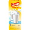 Glad OdorShield Small Trash Bags, Fresh Clean, 4 Gallon, 26 Count