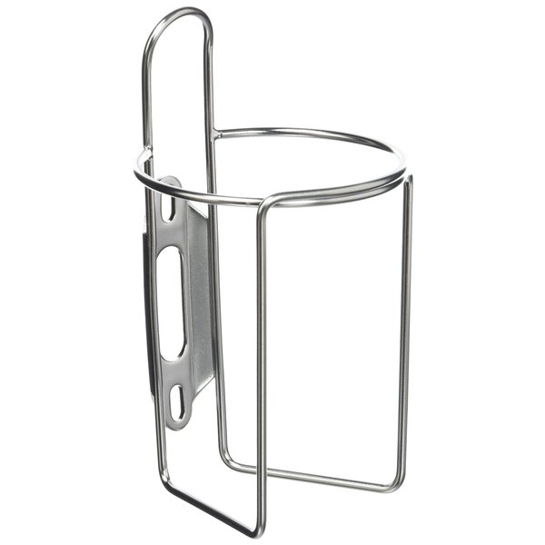 Velo Orange Retro Water Bottle Cage with Tab: Polish Stainless