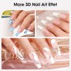 Gellen Solid Builder Gel for Nails, Multifunctional 3D Sculpting Gel for Nail Art, Sculpting Gel for Nail Art U V Nail Extension Gel 3D Molding Gel for Nails Art