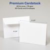Avery Printable Note Cards with Envelopes, 4.25" x 5.5", Textured White, 50 Blank Note Cards for Inkjet Printers (03379)