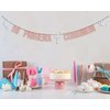 Rose Gold & Silver Glitter Mi Primera Comunión Banner, Primera Comunion Decoracion, First Holy Communion/God Bless This Child, Baptism Christening Theme Mi Bautizo Religious Baby Shower Party Supplies