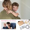 Temoto Easter Basket Stuffers to My Son Bracelet from Mom - Easter Gifts for Teens Birthday Gifts for Men with Engraved Wallet Card Morse Code Bracelets,Son Bracelet Gifts for Him