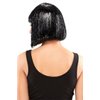Jon Renau | Easihair Tinsel Town Color Metallic Pink - Illusions Costume Wig 9'' Chin Length Bob Nightclub Celebration Blunt Bangs Party Synthetic Fancy Dress 3.6 oz Bundle MaxWigs Hairloss Booklet