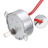 uxcell Synchronous Gear Motor AC 24V 0.9-1.1RPM 50-60Hz Electric Motor CCW/CW 4W for Electric Fan