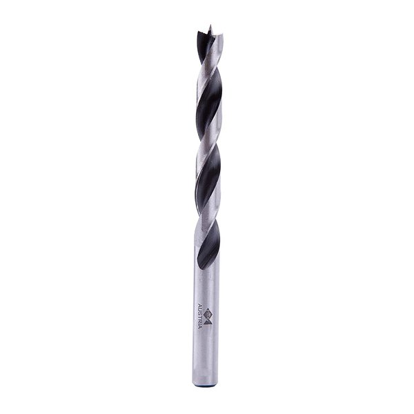 Fisch Brad Point Drill Bits (5mm x 86mm) - Premium Drill Bits for Soft, Hard, Veneered and Laminated Wood, MDF and Acrylic Glass - Beveled Edge for Fast, Easy Cutting - FSF-003960 - Made in Austria