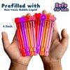 VKTEN 32Pcs Valentines Day Mini Bubble Wands Assortment 8 Styles Bubble Party Favors for Kids, Bubbles for Kids, Valentines School Classroom Exchange Prizes Gifts