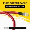 Spartan Power Battery Cable 1 Foot or 12 Inch 4 Gauge AWG Wire Set 5/16" M8