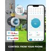 RAINPOINT WiFi Sprinkler Timer Water Timer, Brass Inlet Smart Hose Faucet Timer, Automatic Irrigation System Controller for Yard Watering, APP Control via 2.4Ghz WiFi and Bluetooth (V2, 2023 Release)