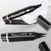 AMY'S DIARY 2 Pcs Waterproof Eyeliner Pen Super Slim&Thick Black Professional Makeup Liquid Eye Liner Pencil Long Lasting for Women(C1)