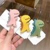 YHIBNE Cartoon Dinosaur Hair Clips, 6 Pcs Cute Animal Pattern Barrettes Duck Bill Accessories for Girl Lady Hair Clip Headdress Hairstyle Decorate Supplies