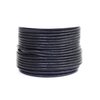 Cords Craft | 3mm Round Genuine Leather String Cord for Jewelry Making Necklaces Bracelets Braiding Wraps Crafts and Hobby Projects (Black, 21.87 Yards)