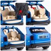 BDTCTK 1/24 Scale Rolls-Royce Cullinan SUV Model Car Toy, Zinc Alloy Pull Back Diecast Toy Cars with Sound and Light for Kids Boy Girl Gift (Blue)