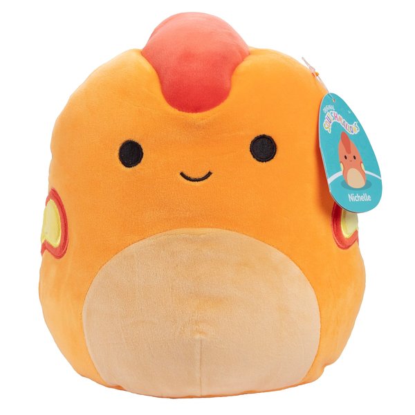 Squishmallows Original 10-Inch Nichelle The Christmas Dinosaur - Official Jazwares Plush - Collectible Soft & Squishy Dinosaur Stuffed Animal Toy - Add to Your Squad - Gift for Kids, Girls & Boys