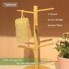 6Pack Luffa Sponges Gentle Exfoliating Body Scrubber for Shower Natural Loofah Sponge Unveil Your Skin's Natural Beauty…