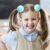 16pcs Pom Pom Hair Ties for Girls Soft Fluffy Ponytail Holders PomPom Hair Band for Toddlers