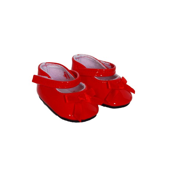 Red Bow Mary Janes Fits 18 Inch Girl Dolls and Kennedy and Friends Dolls- 18 Inch Doll Shoes