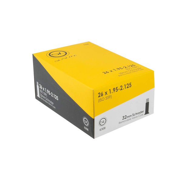 Sunlite Bicycle Tube 26 x 1.95 - 2.125 SCHRADER Valve
