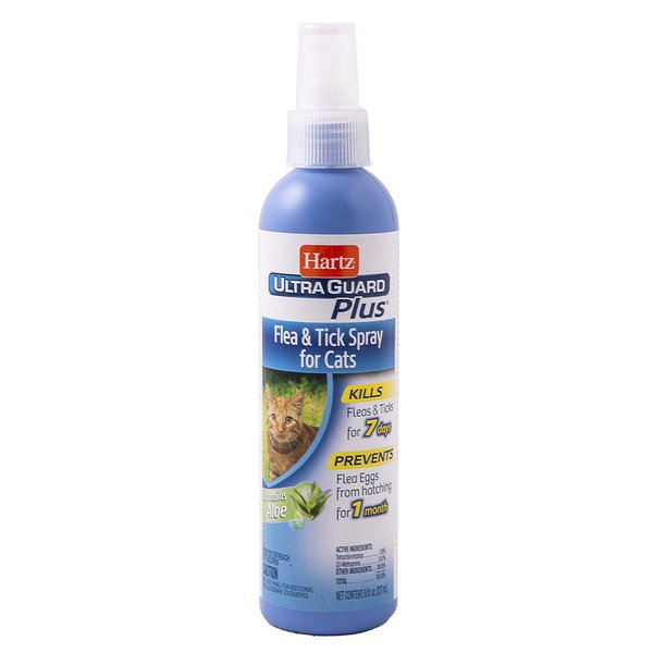 Hartz UltraGuard Plus Cat Flea & Tick Spray, 8 oz