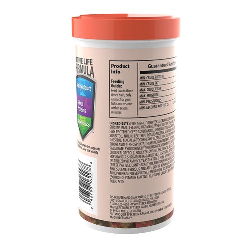 Tetra Goldfish Flakes, Nutritionally Balanced Diet for Aquarium Fish, Vitamin C Enriched Flakes, 3.53 oz