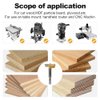 FivePears Forstner Drill Bit 3/8 inch Shank, 1-5/8 inch Cutting Diameter, Carbide Tipped Wood Hole Saw Auger Opener, Hole Opener Hinge Hole Cutter for Woodworking, Plastic, Plywood Products