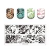 VNC 21 Pcs Nail Stamp Plates Set 16 Plate 2Stamper and 2 Scraper 1storage Bag Nails Art Stamping Plate Scraper Stamper Set Leaves Flowers Animal Nail Plate Template Image Plate Set