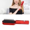 Electric Hair Straightener Brush, USB Charging Safe Small Hair Straightening Curling Comb Cordless Constant Temperature Hair Straightener for Home Travel