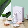 Ckakra Sound Therapy Tuning Fork,2048Hz Healing Rose Quartz Crystals Set, Meditation,Mindfulness,Zen Decor,Self Care Gifts for Women, Lilac Box, Rose Gold